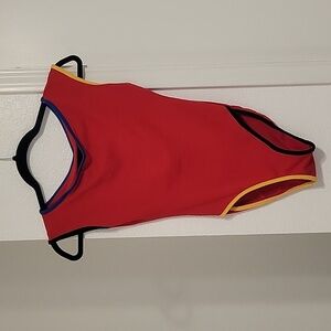 Vintage 80s Tickets California High Cut Leotard Bodysuit